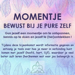 Momentje Bewust bij JePureZelf